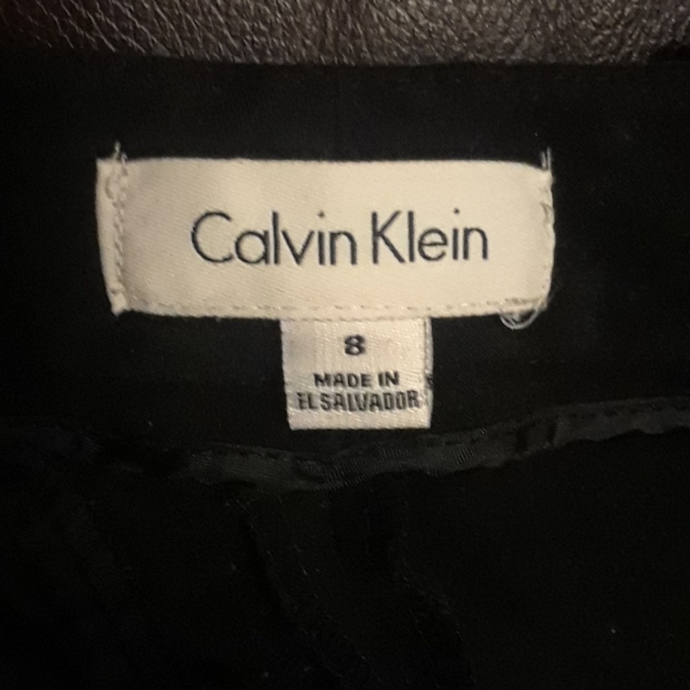 Calvin Klein black dress pants size 8